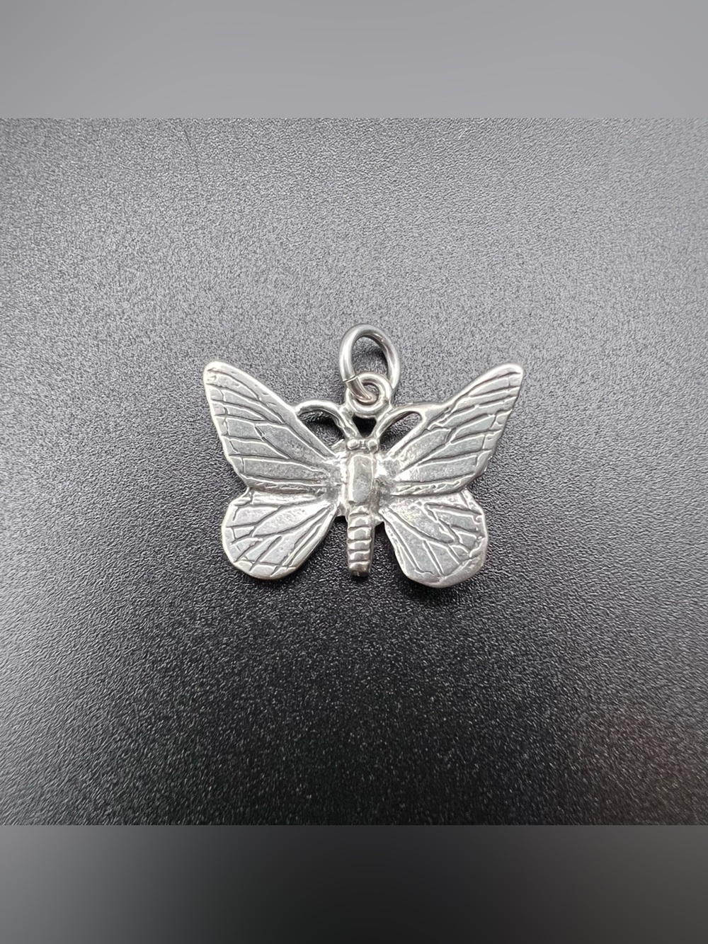 Sterling Silver Butterfly Charm Pendant